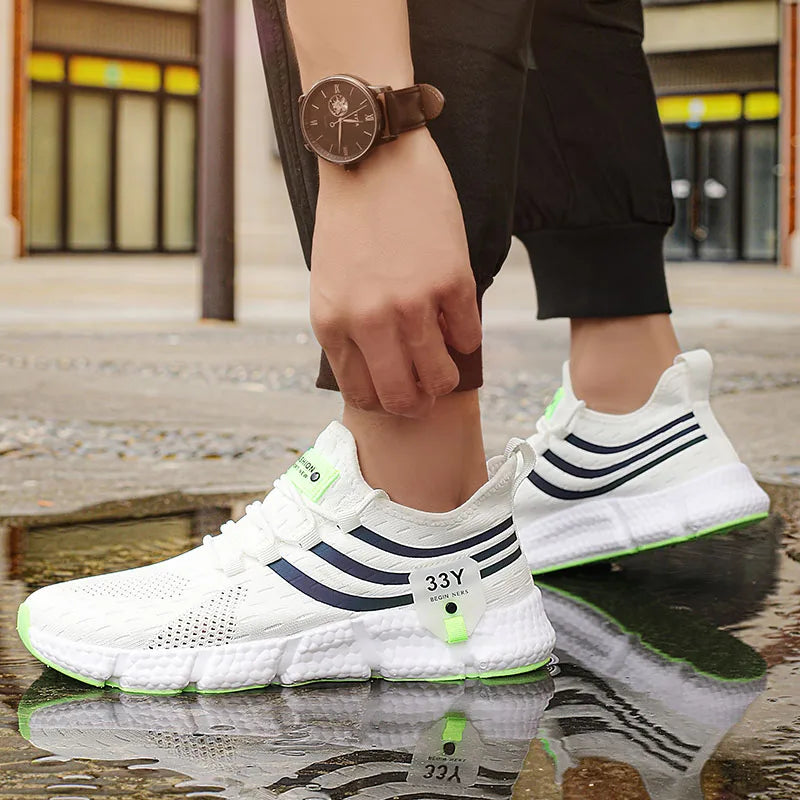 Lightweight Breathable Mesh Sports Sneakers