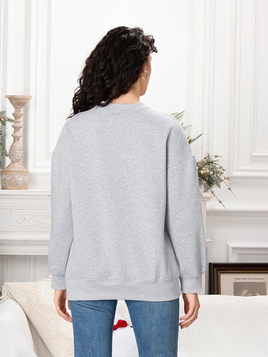 Cozy Reindeer Knit Pullover