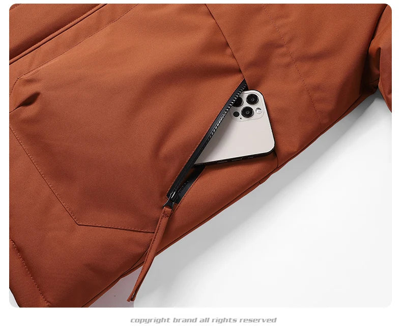 Thick Hooded Hiking Jacket