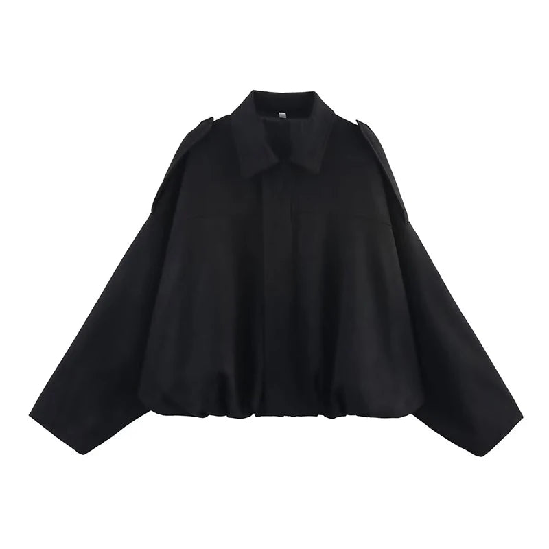 Vintage Loose Bomber Jacket