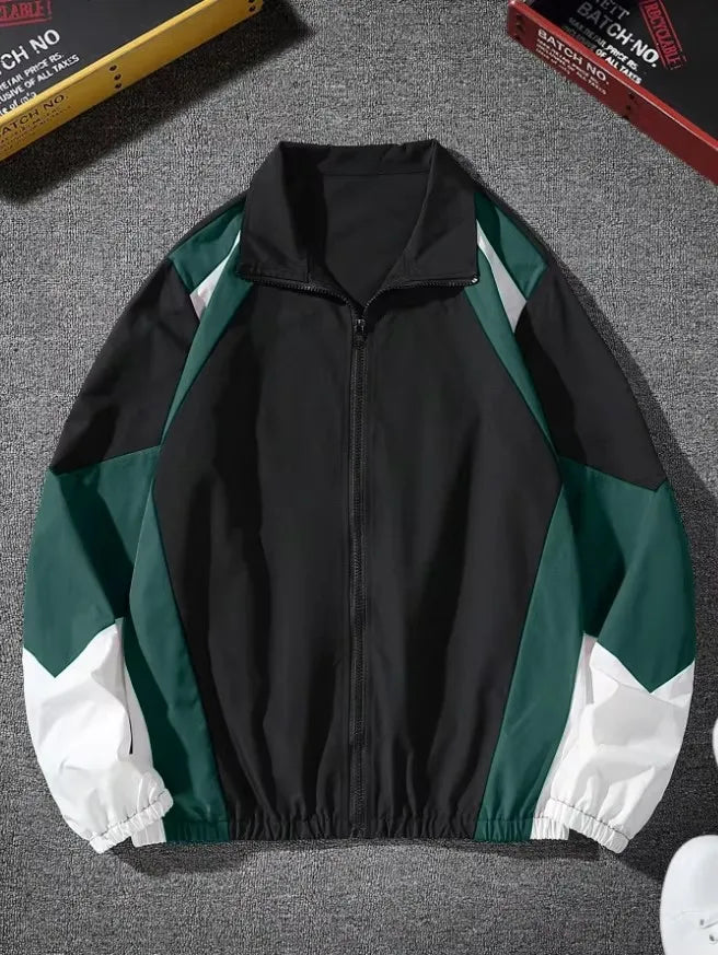 Lightweight Color Block Jacket