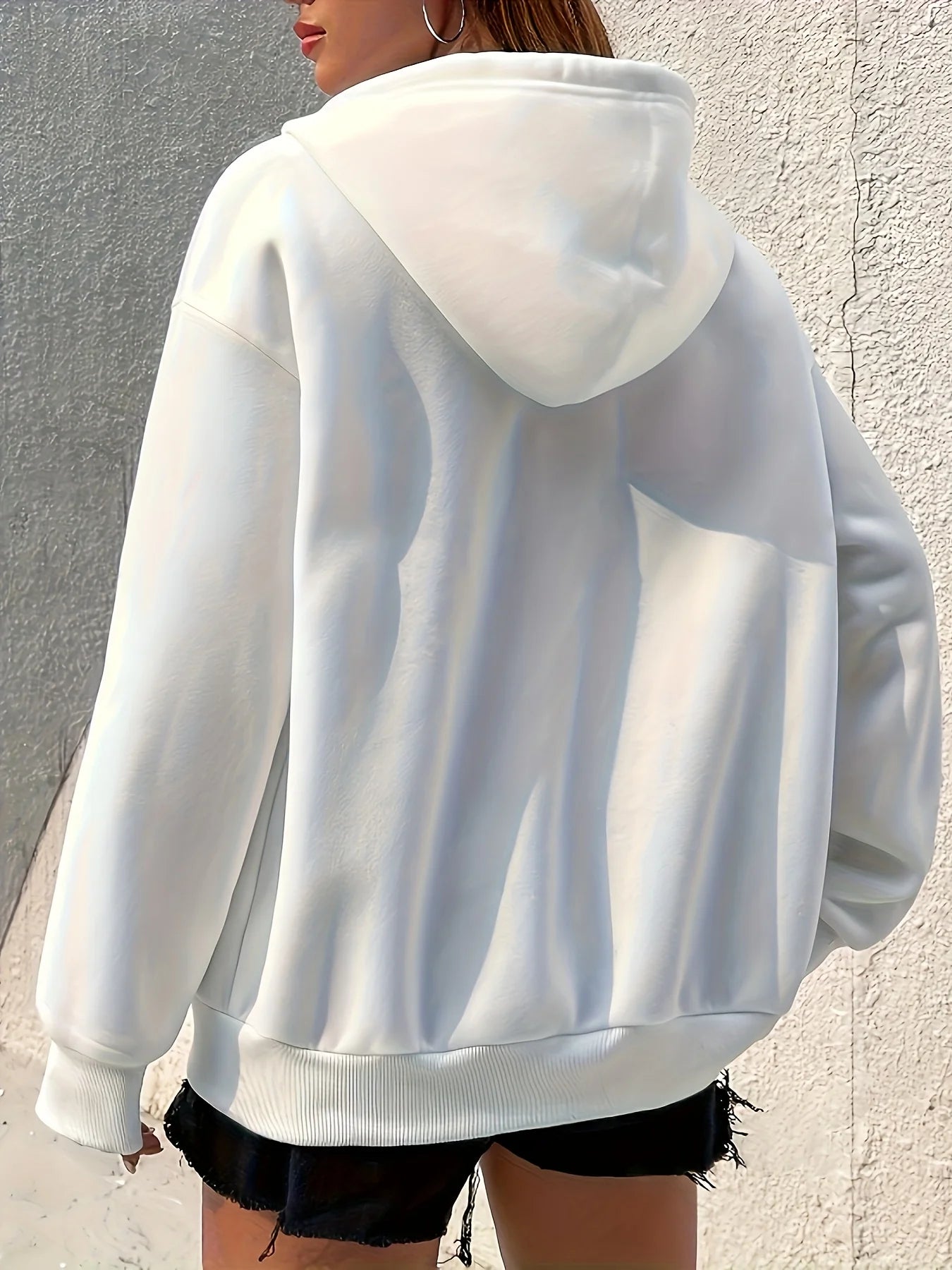 Cozy Zip Hooded Fleece Hoodie