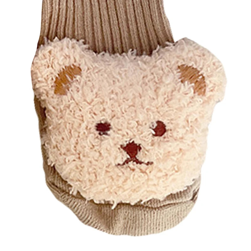 Cartoon Bear Infant Knit Socks