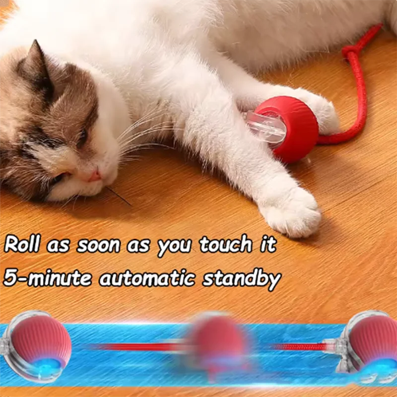 Durable Pet Toys for Dogs And Cats - Teaser Ball with Rope Jumping Ball Thud Toy for Self-Entertainment Pet Supplies