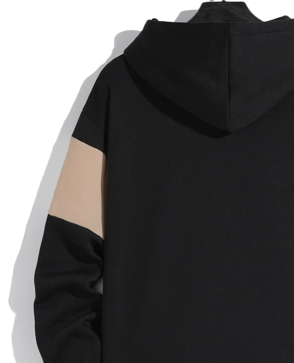 Men's patchwork color hoodie light fleece hoodie long sleeve hoodie sports hoodie