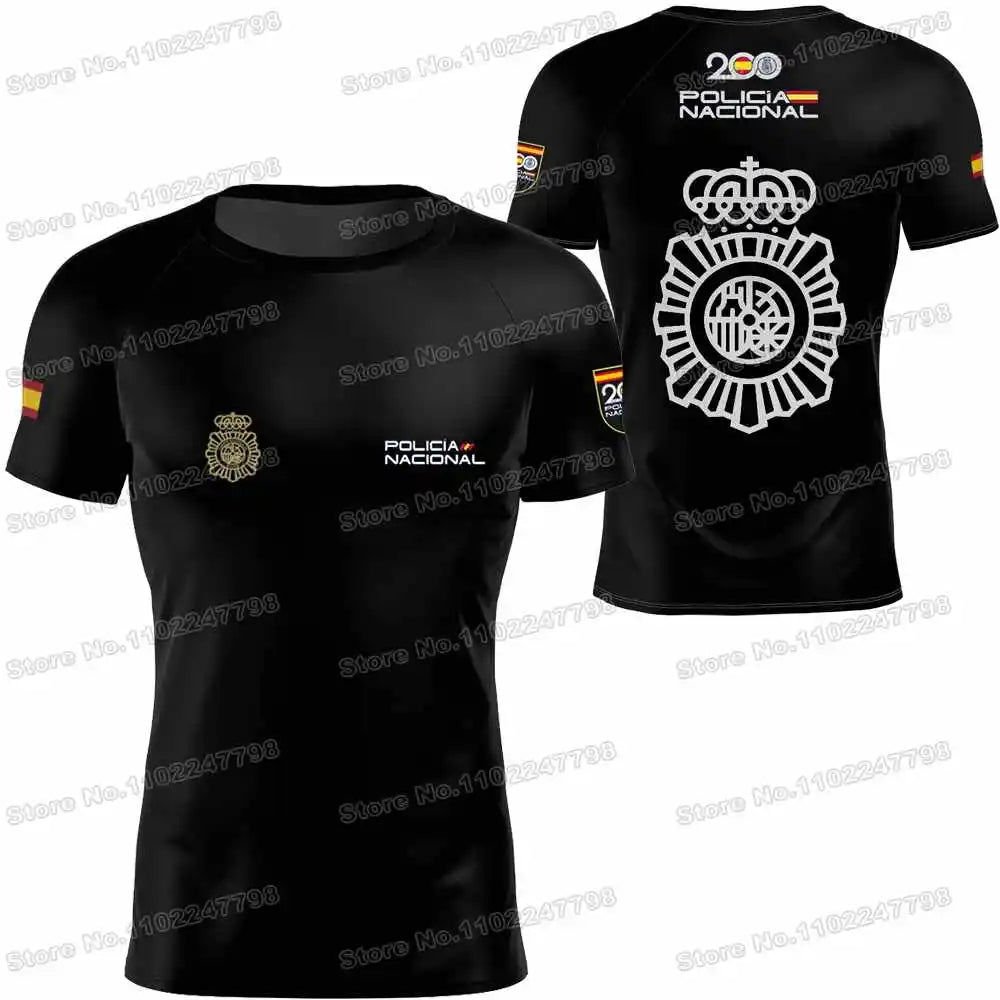 2025 Spain T Shirt Men Outdoor Shirts CNP Clothing Training Tops Downhill MTB Jersey Running Sportswear