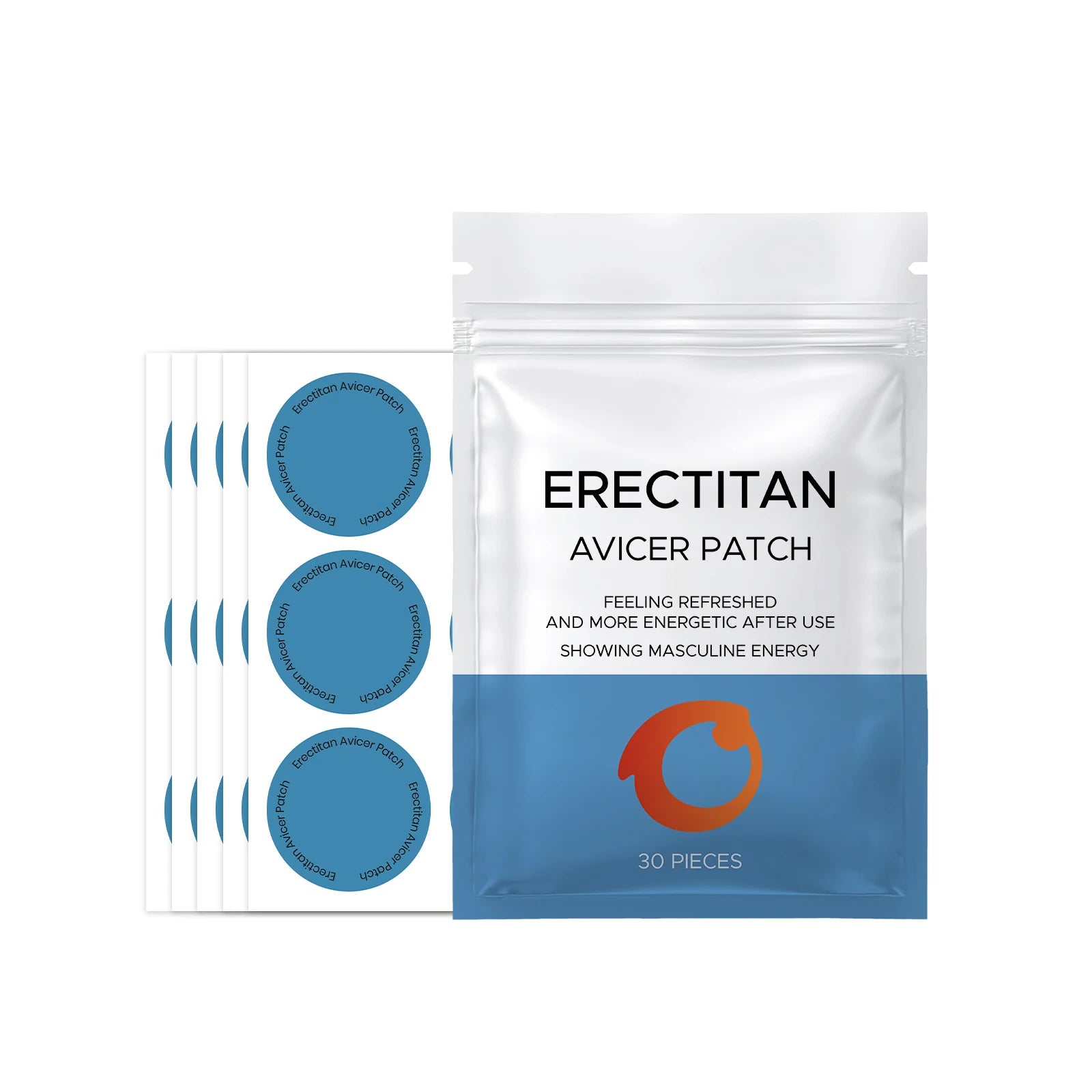 Men's Daily Skin Care Patch - All-in-One Gentle & Mild Formula, External Use for Full Body,Nourishes & Sustains Comfortable Skin