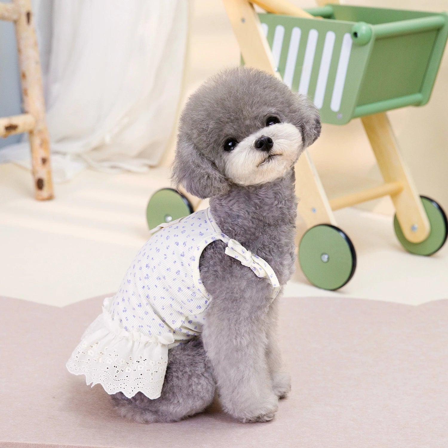 Floral Summer Dog Princess Skirt