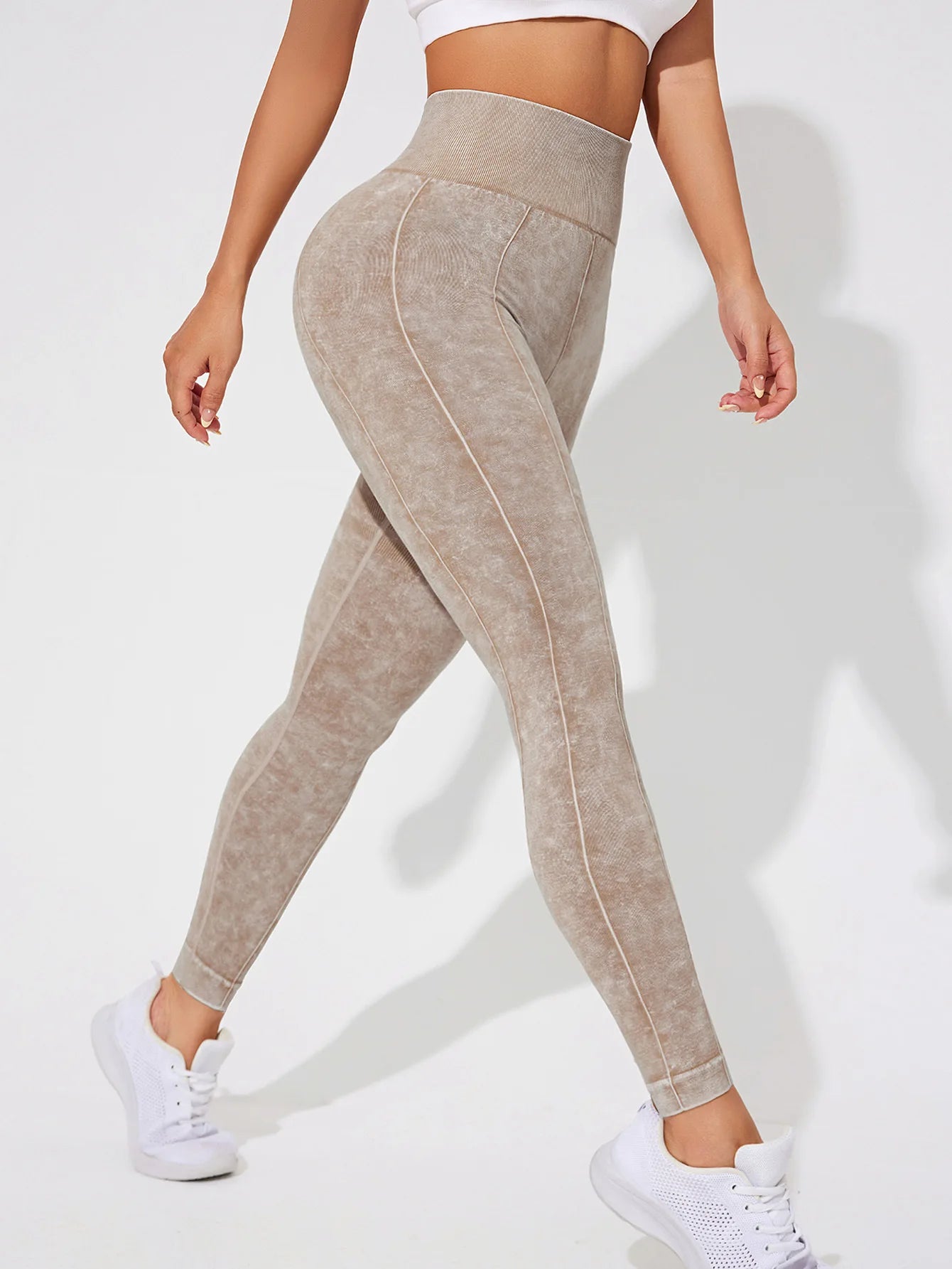 Women Vintage Leggings Gym Fitness Athletic Workout Elastic Leggins Good Elastic Yoga Pants Push Up Sports Training Tights