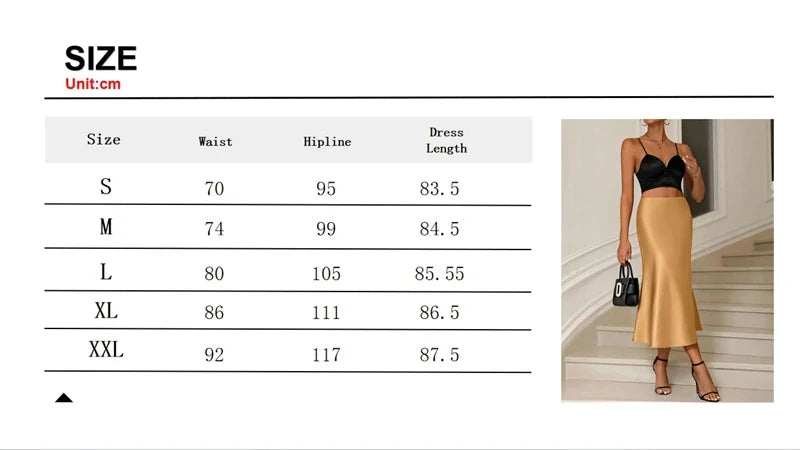 Silk Satin Skirts Premium Edition