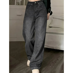 Loose High Waist Wide Jeans
