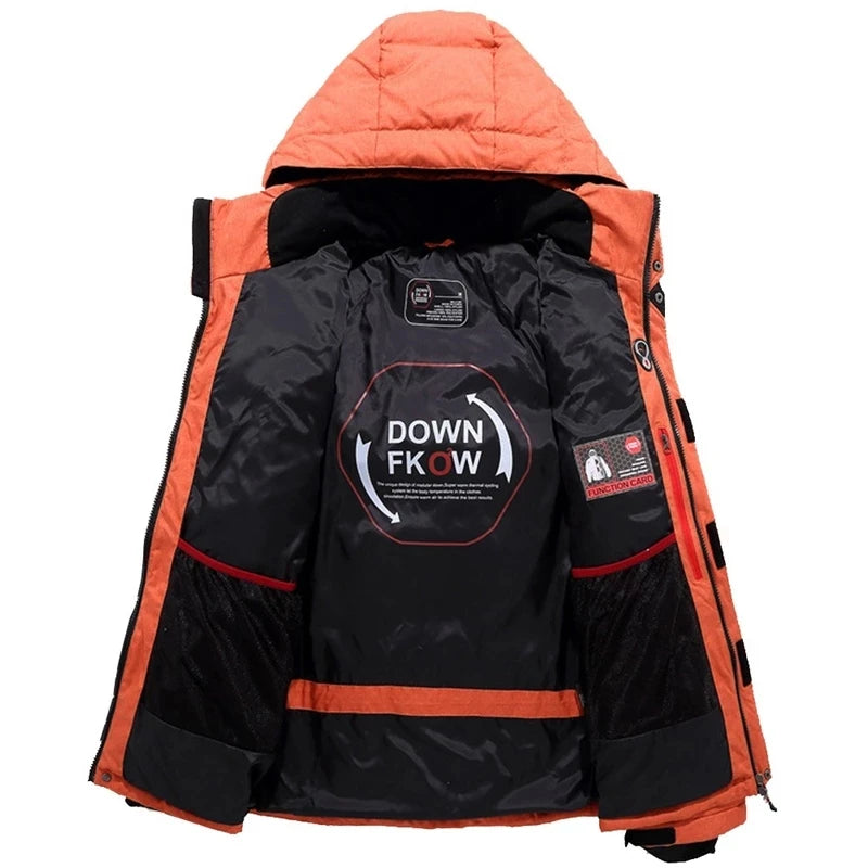 White Duck Down Parka