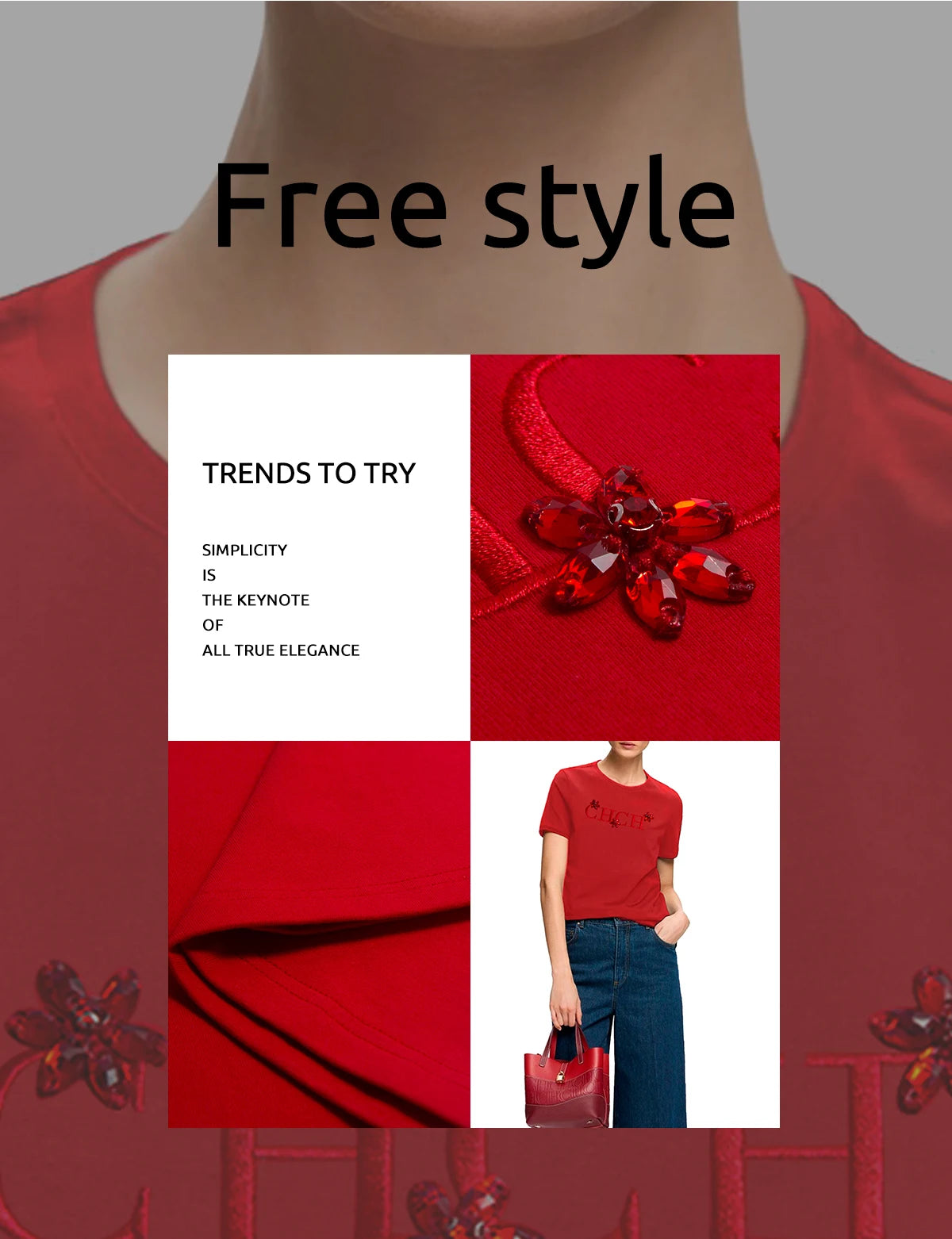 2025 Women's T Shirts O Neck Short Sleeve Casual Temperament Sequin Embroidery Cotton Female Tops Summer Women Tee Shirts