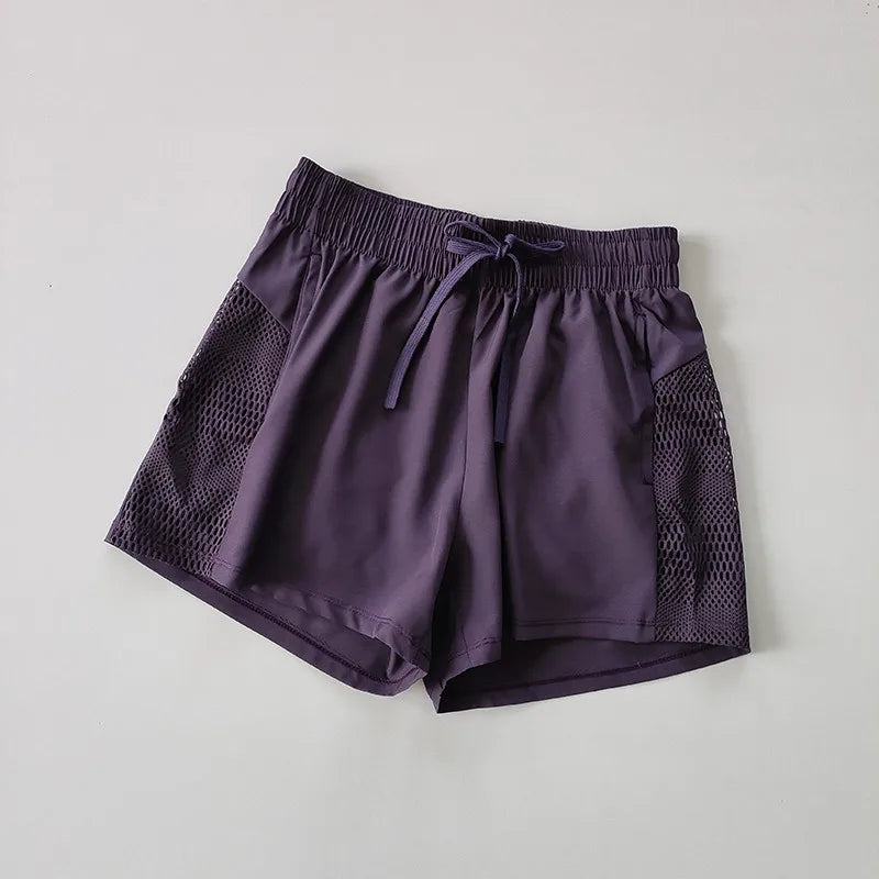 High Waist Yoga Training Shorts