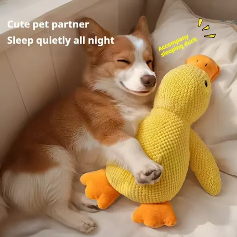 Cuddly Yellow Duck Squeak Toy