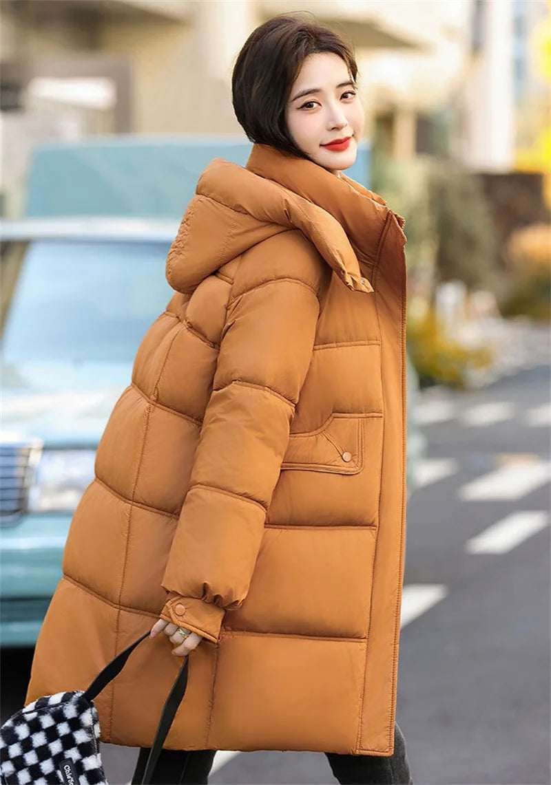 Warm Hooded Winter Padded Jacket
