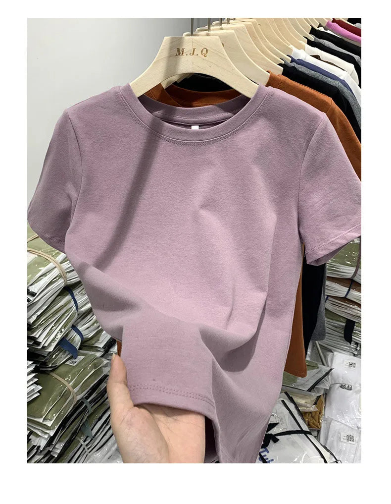 Modern Stretch Casual Summer Tee