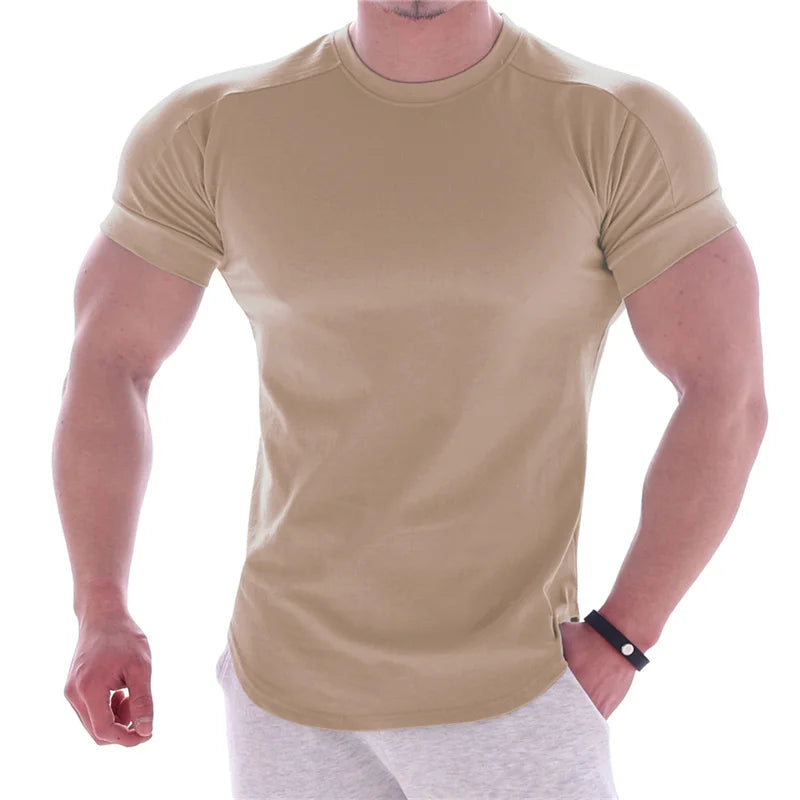 Men's Running T-Shirts Quick Dry Compression Sport T-Shirts Fitness Gym Jogging Shirts, Soccer Shirts Men's Jersey Sportswear