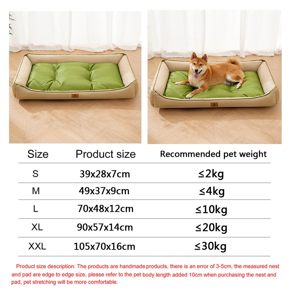 Bite-Resistant Four Season Square Bed
