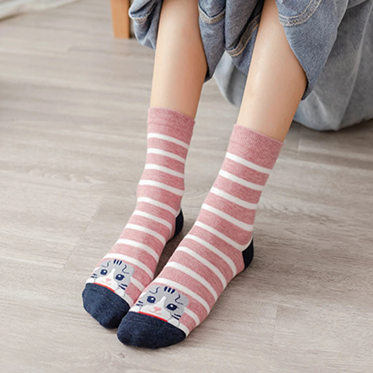 Playful Cat Crew Sock Pack