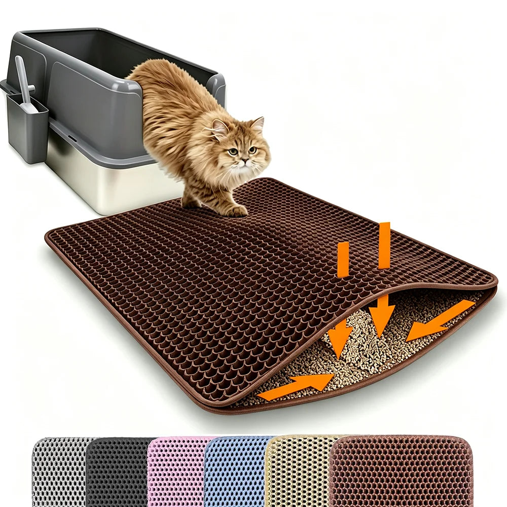 Double Layer Non-Slip Litter Mat
