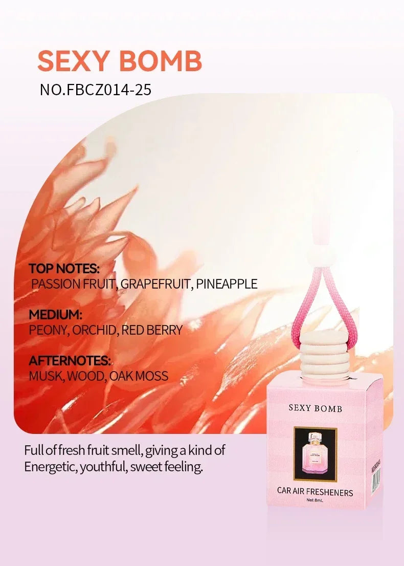 Perfume Bottle Car Perfume, Long-term Car Air Freshener, Car Perfume Used for Car Interior Accessories, Keep Charming and Fresh