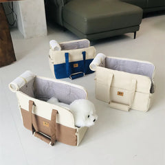 Portable Dog Carrier Cat Dog Outdoor Travel Bag Breathable Pet Carrying Pouch Travel Duffle for Cats Small Dogs Car Seat Carrier