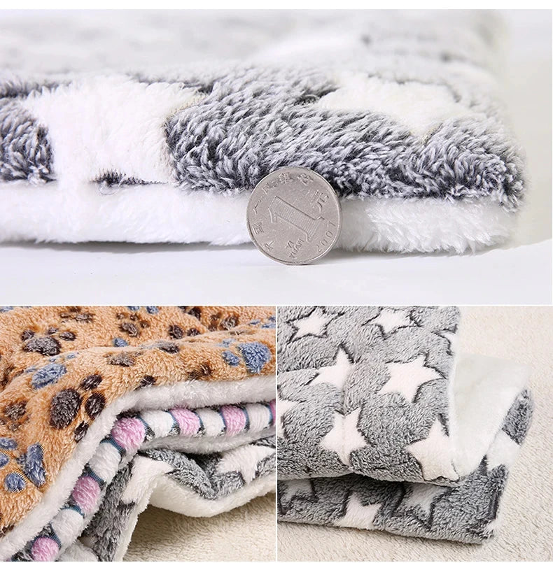 Flannel Winter Sleeping Mattress Cushion