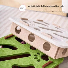 Felt Puzzle Box Cat Exercise Toy
