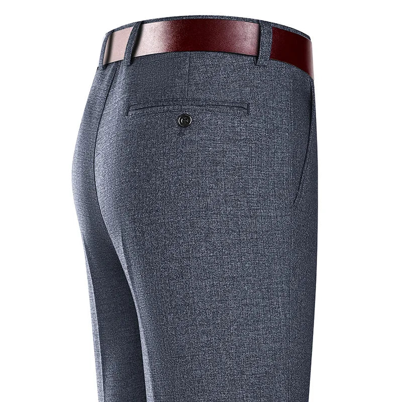 Double Pleated Smart Casual Trousers