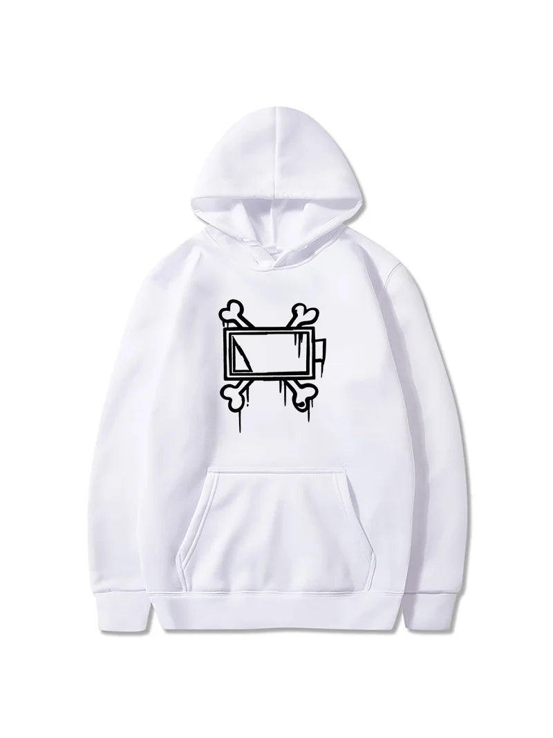 New men's and women's autumn and winter fleece hoodie  Murder Drones print foreign trade leisure sports hoodie trendy men's Y2K