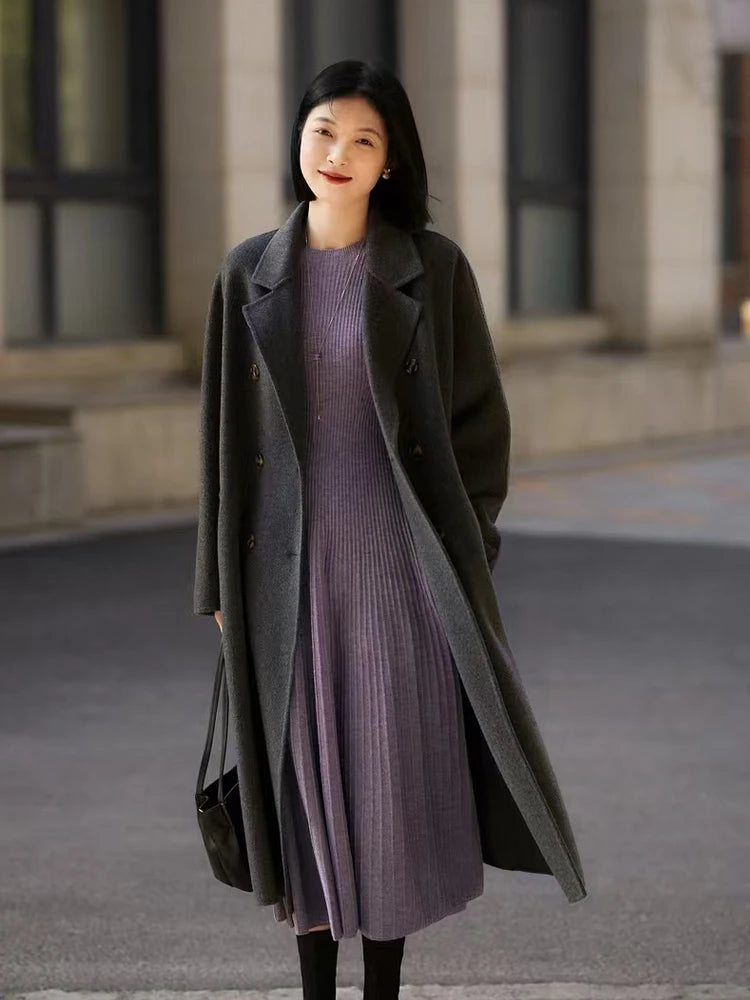 Merino Knit A-Line Dress