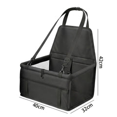 Waterproof and anti-slip pet transportation bag for cars, breathable dog travel seat cover, suitable for car seats