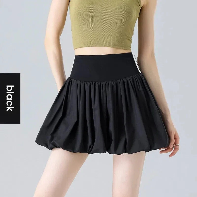 Women‘s Tennis Skirt Summer  High Waist Flared Golf Skirt with Built-in Shorts 2 in 1 Athletic Quick Dry Shorts Skirt Pickleball