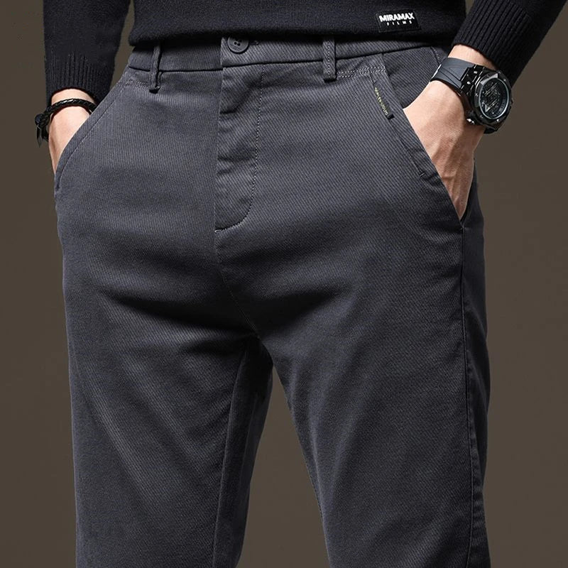 High End Casual Straight Pants