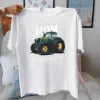 Tractor Mom Birthday Graphic Cotton T-Shirt