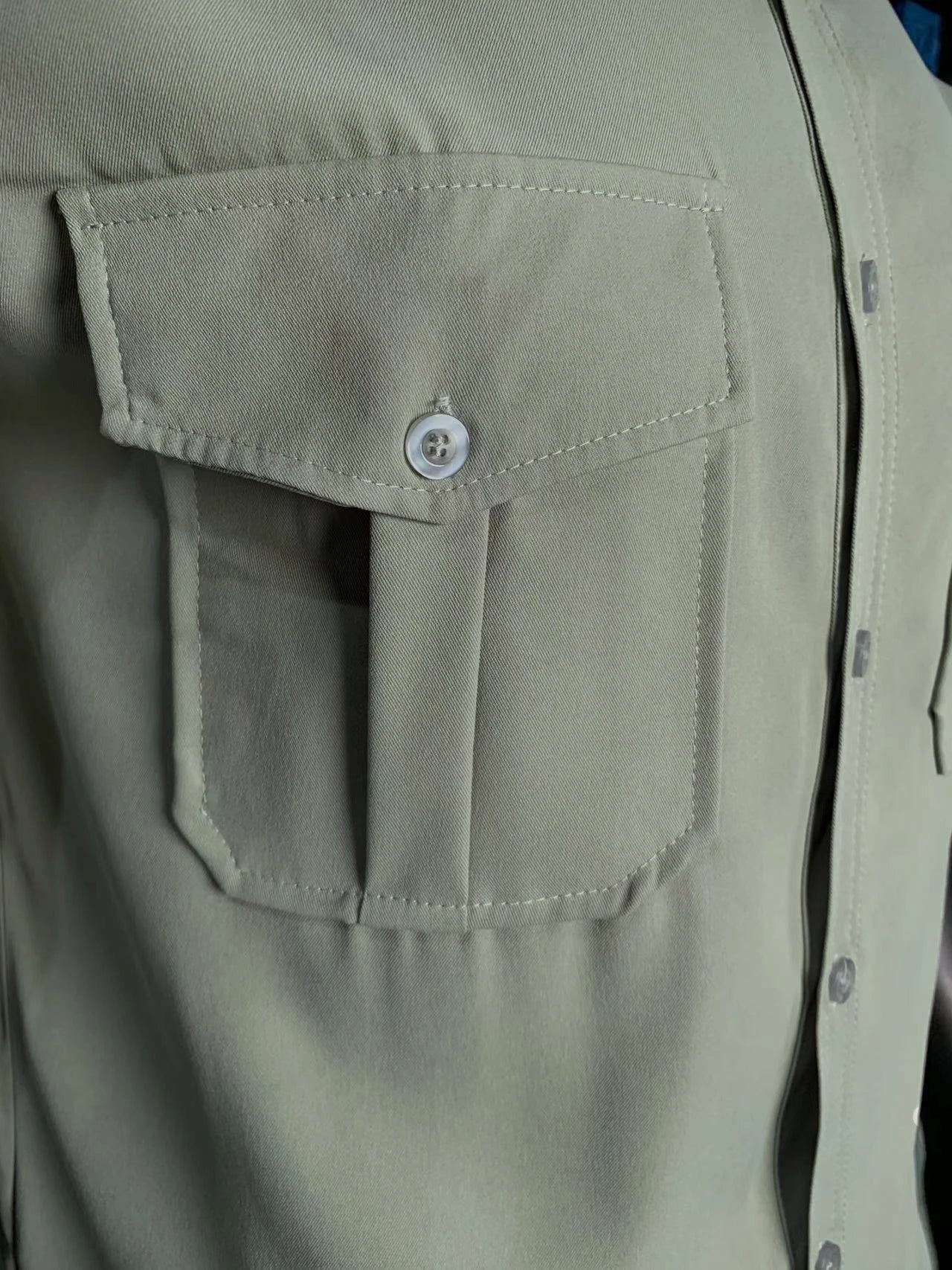 Multi Pocket Workwear Shirt Men
