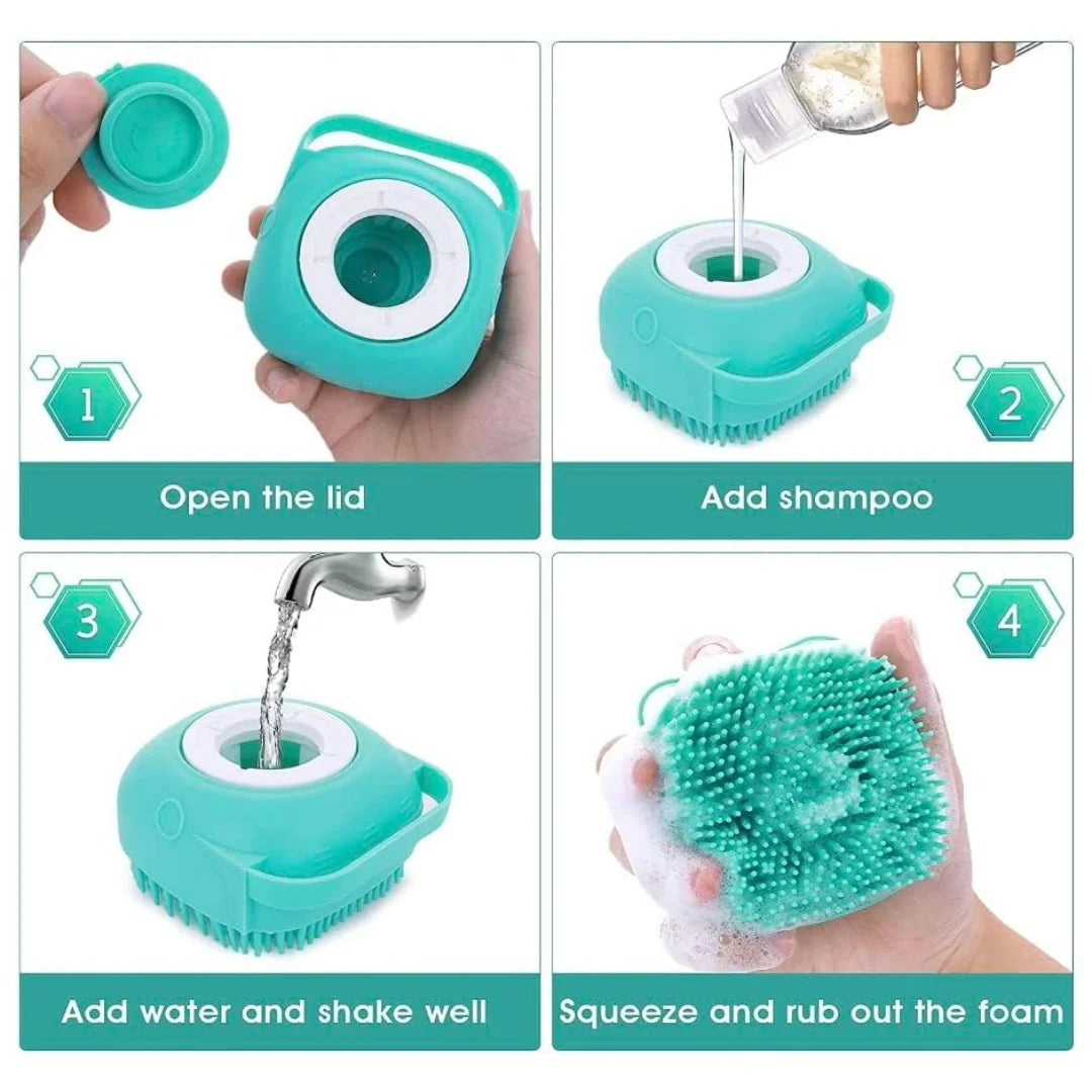 Ergonomic Anti-Slip Bath Brush