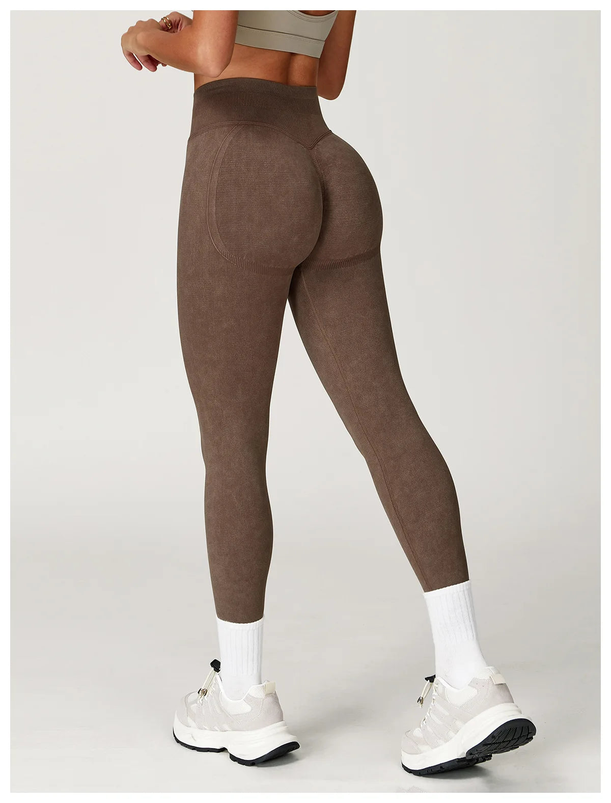 Solid Color Women Yoga Pants High Waist Stretch Gym Leggings Fitness Running Trousers