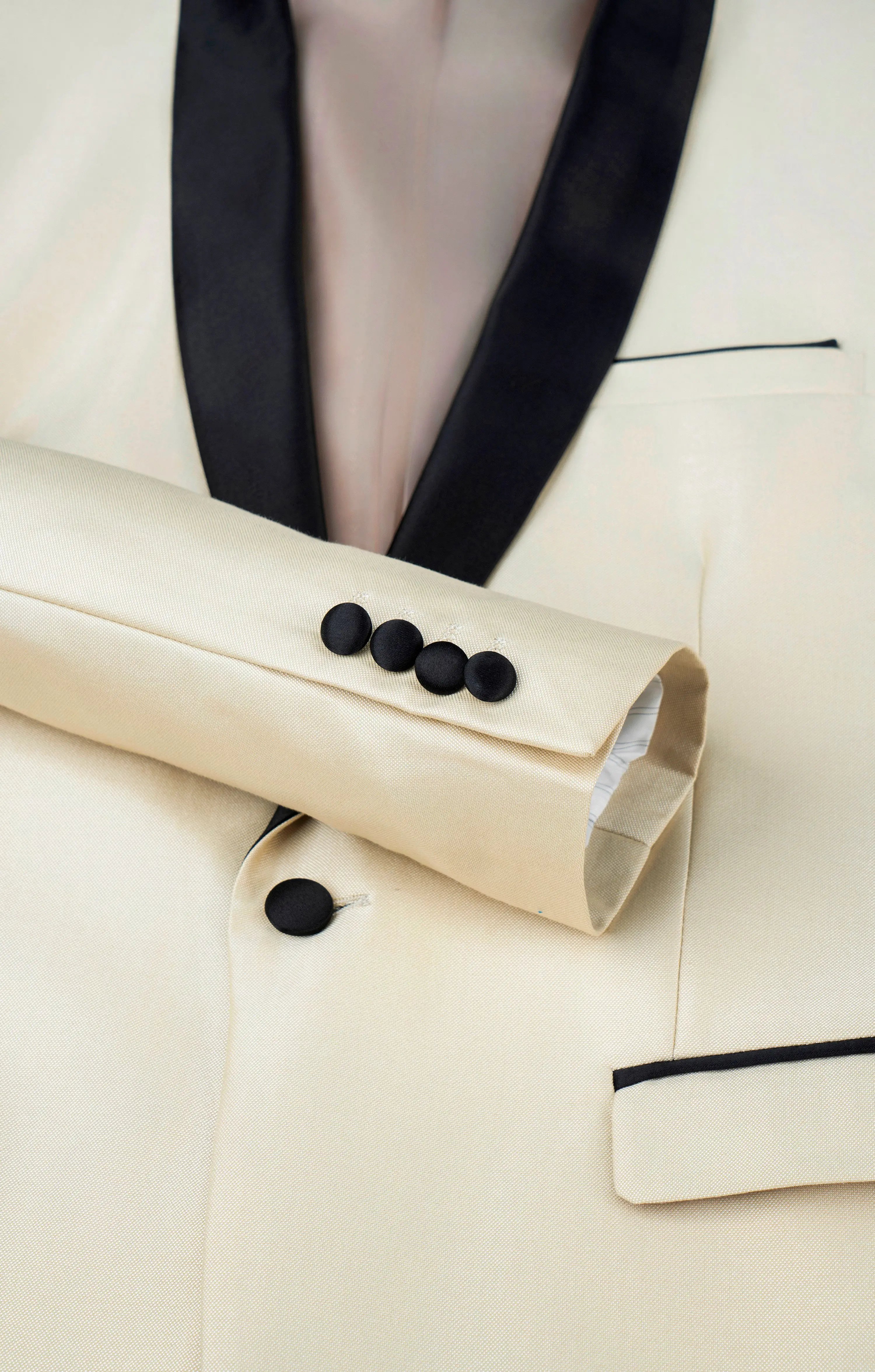 Peak Lapel Three-Piece Suit