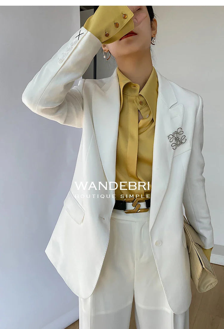 Elegant Satin Office Casual Shirt