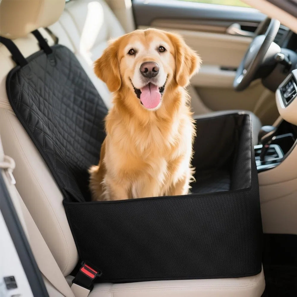 Travel Portable Pet Carrier Basket Non-Slip Scratch Proof Cat Basket Seat Durable Waterproof Dog Auto Seat for Dogs Cats