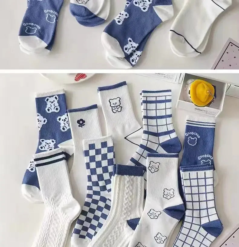 Striped Plaid Sport Socks