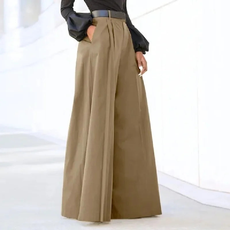Printed Wide Leg Palazzo Pants