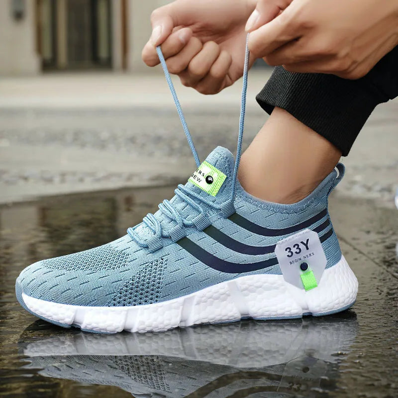 Lightweight Breathable Mesh Sports Sneakers