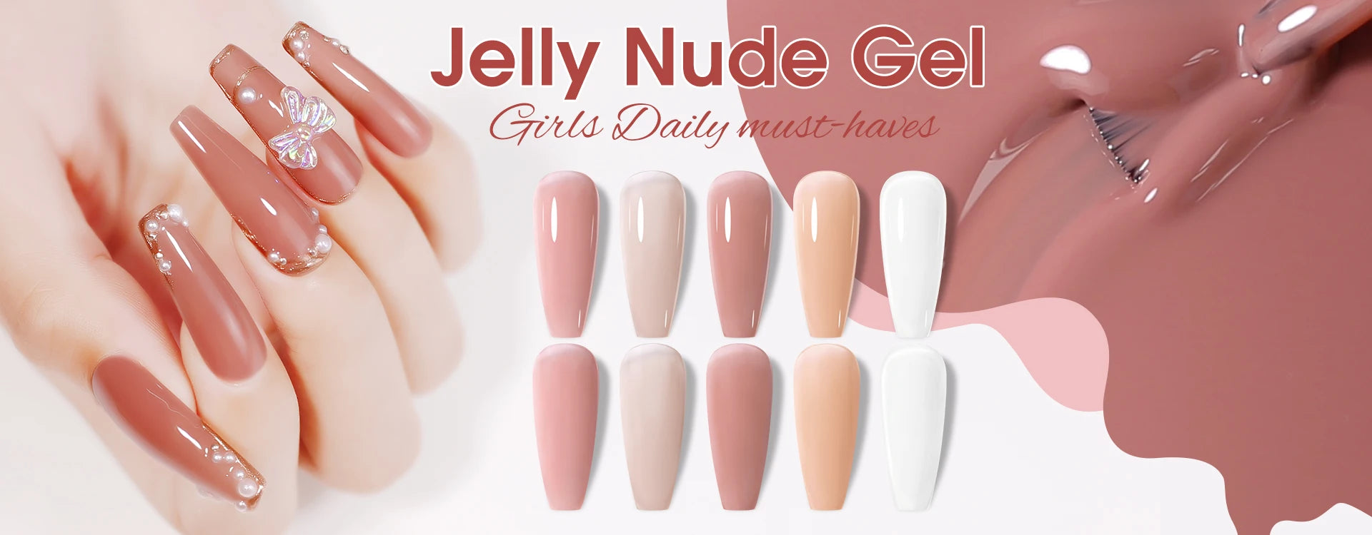 NAILCO 15ml Colorful Jelly Gel Nail Polish Gorgeous Color HEMA TPO FREE Soak Off UV LED Semi Permanent Long Wear Gel Varnish