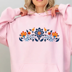 Washed Graphic Oversized Hoodie Women