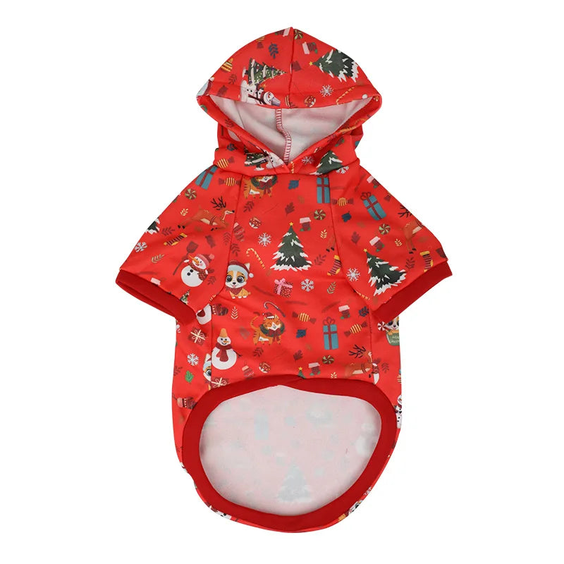 Festive Pet Christmas Holiday Hoodie