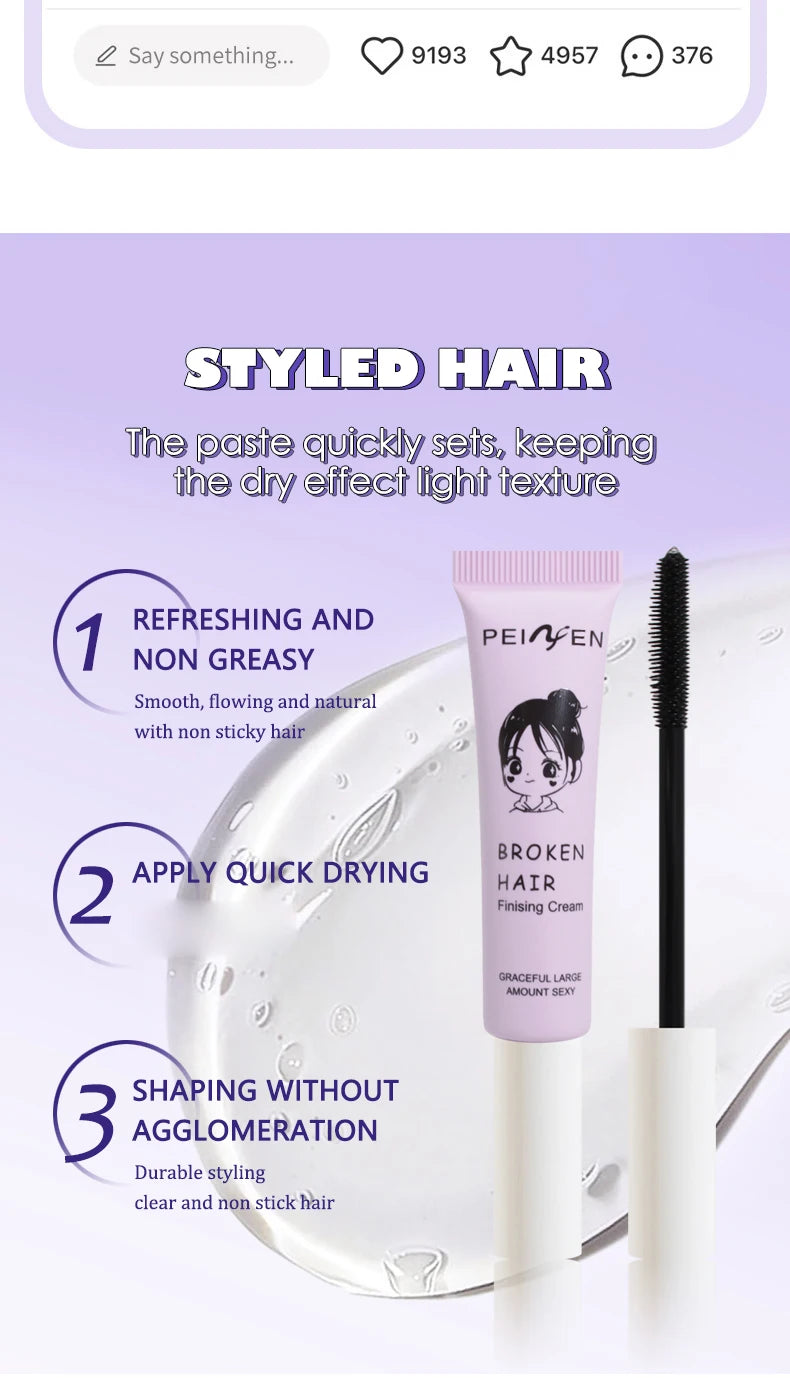 Multi Functional Styling and Breaking Hair Stick, Suitable for Refreshing Shaping of All Hairstyles, Long-Lasting Styling