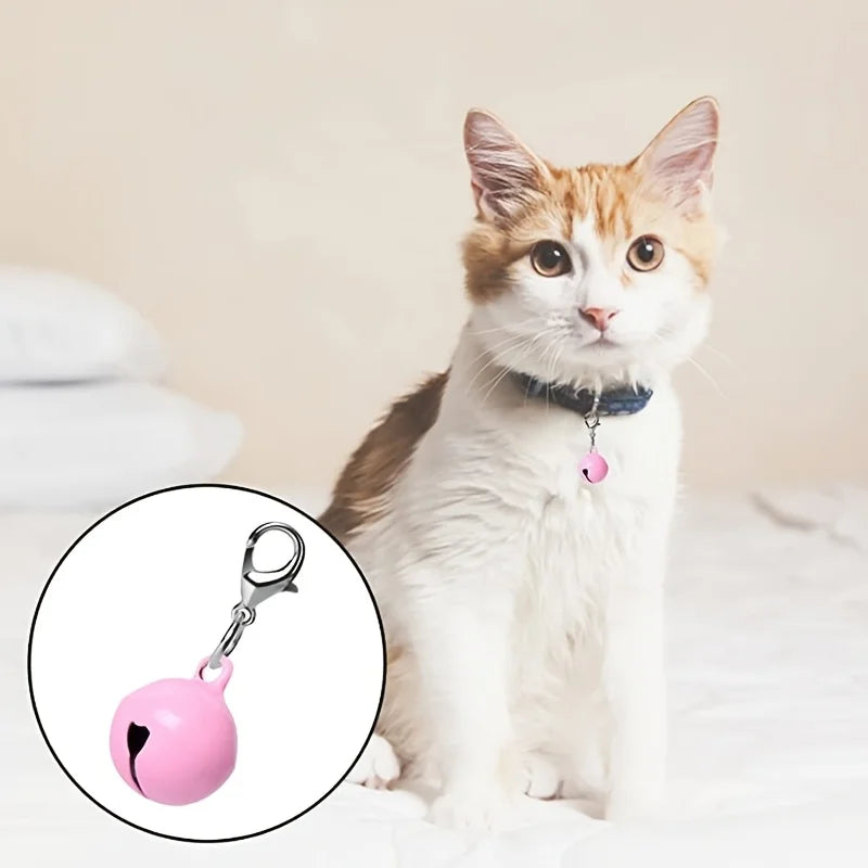 10 Pet Collar Bells, Suitable for Both Cats and Dogs, Multifunctional Accessories with Safety Buckle, Stylish and Safe Pet Accessories, Fashionable Cat Accessories, a Must-Have for Pets